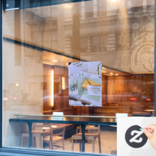 Beste geschenk voor het boekenliefje raamsticker