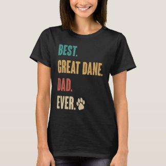Beste geweldige daanpap geweldige daanhond t-shirt