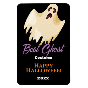 Beste Ghost Costume met Ghost Halloween Award Magneet