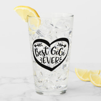 Beste Gigi Ever Heart Gift Glas