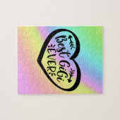 Beste Gigi Ever Heart Gift Legpuzzel (Horizontaal)