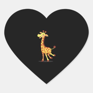 Beste Giraffe Art voor Mannen Vrouwen Volwassen Gi Hart Sticker