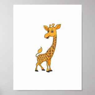 Beste Giraffe Kunst voor Mannen Vrouwen Volwassene Poster