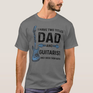 Beste gitaar papa ooit Opa cadeau T-shirt