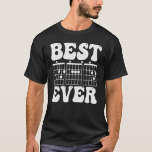 beste gitaar vader ooit akkoorden beste vader gita t-shirt