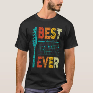 Beste gitaar vader ooit akkoorden t-shirt