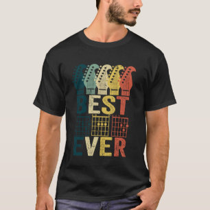 Beste gitarist Papa ooit Akkoord Gitaar Musicus Va T-shirt