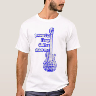 Beste gitarist ter wereld ooit. vintage blauw t-shirt