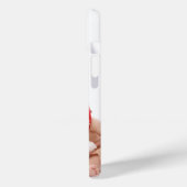 Beste Glamma Ooit foto rood/wit op wit Case-Mate iPhone Case (Achterkant / Links)