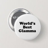 Beste glamma ter wereld ronde button 5,7 cm (Voorkant /achterkant)