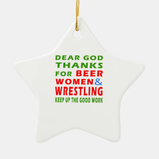Beste God Bedankt voor de vrouwen in de brouwerij Keramisch Ornament