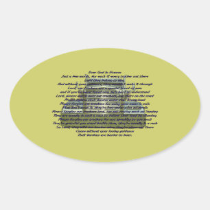 Beste God Ovale Sticker