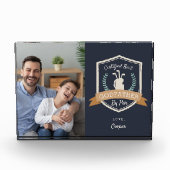 Beste Godfather door Par | Vaderdag Golf Fotoblokken (Voorkant)