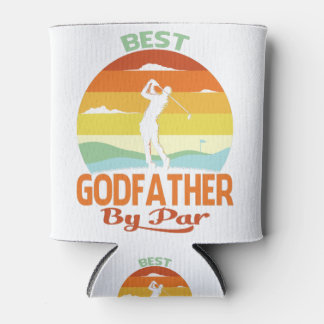Beste Godfather door Par Vaderdag Golf Shirt Gift Blikjeskoeler