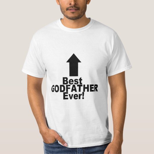 Beste Godfather Ever T-shirt (Voorkant)