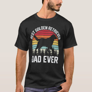Beste Golden Retriever Vader Gouden Hond Vader Voo T-shirt