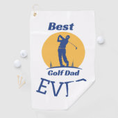 Beste Golf Pap Ever Golfhanddoek (Insitu)