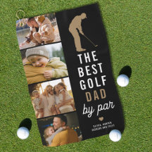 Beste Golf Vader Door Par 4 Foto Collage Golfer