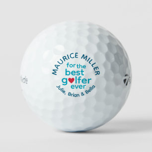 'Beste golfer ooit' gepersonaliseerde golfcadeau v Golfballen
