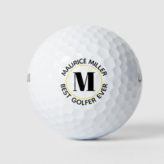 'Beste golfer ooit' Golfballen (Voorkant)