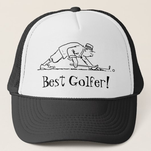 Beste Golfer-Pet Trucker Pet (Voorkant)