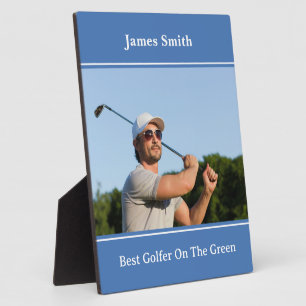 Beste Golfer Plaque Fotoplaat