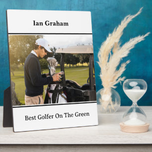 Beste Golfer Plaque Fotoplaat