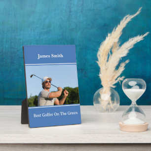 Beste Golfer Plaque Fotoplaat