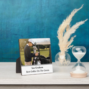 Beste Golfer Plaque Fotoplaat