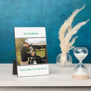 Beste Golfer Plaque Fotoplaat