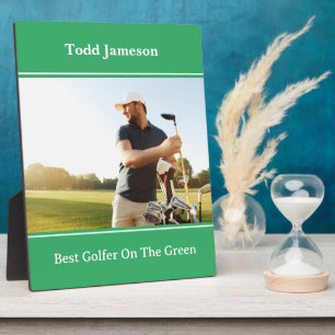 Beste Golfer Plaque Fotoplaat