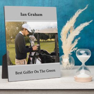 Beste Golfer Plaque Fotoplaat