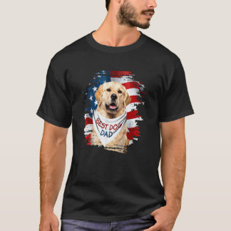 Beste Goud Retriever Hond Papa Schattige Vlag Van T-shirt