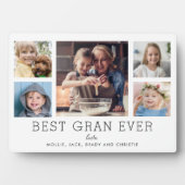 Beste GRA ooit 5-foto Collage Keepsake Custom Fotoplaat (voorkant)