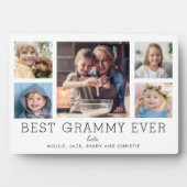 Beste Grammy ooit 5-foto Collage Keepsake Custom Fotoplaat (voorkant)