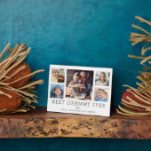 Beste Grammy ooit 5-foto Collage Keepsake Custom Fotoplaat (Zijkant)