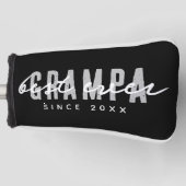 Beste Grampa ooit sinds 20XX Modern Simple Preppy Golfheadcover (Voorkant)