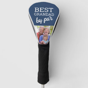 Beste Grandad by par Modern blauw Aangepaste foto Golfheadcover