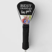 Beste Grandad by par Moderne Typografie Aangepaste Golfheadcover (Voorkant)