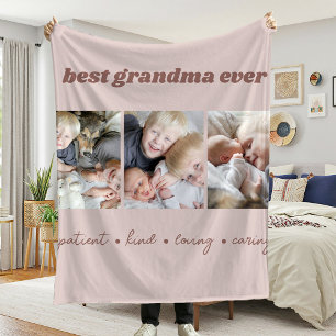 Beste Grandma Ever - Aangepast Fleece Deken