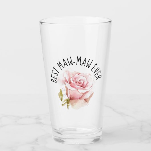 Beste Grandma Ever - Aangepast Glas (Voorkant)