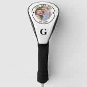 BESTE GRANDPA DOOR PAR Monogram Foto Golf Head Hoe Golfheadcover (Voorkant)