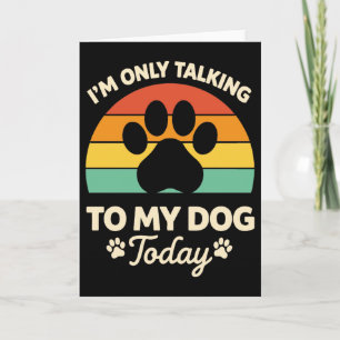 beste grappige hond vader liefhebber puppy poot le kaart