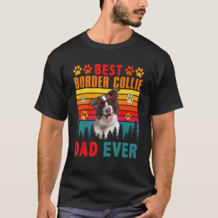 beste grens Collie Pa ever Cute Dog Sungl T-shirt