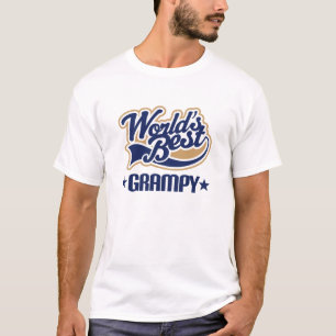 Beste grijze wereld t-shirt