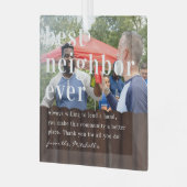 Beste groep ooit | Citaat- en fotocadeau Glas Ornament (Voorkant links)