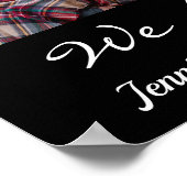 Beste grootmoeder ooit aangepaste foto's kleinkind poster (Hoek)