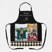 Beste grootmoeder ooit fotocollage zwart wit schort (Voorkant)