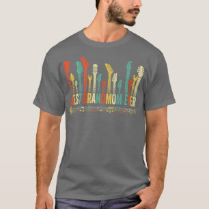 Beste grootmoeder ooit gitaar Lover Funny Guitaris T-shirt