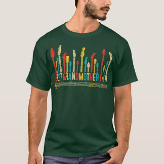  beste grootmoeder ooit mammie gitaarmoeders t-shirt